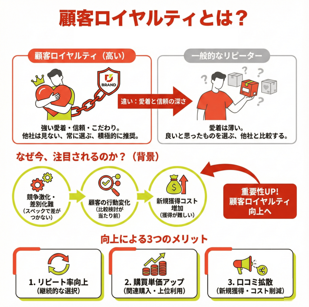 顧客ロイヤルティとは？